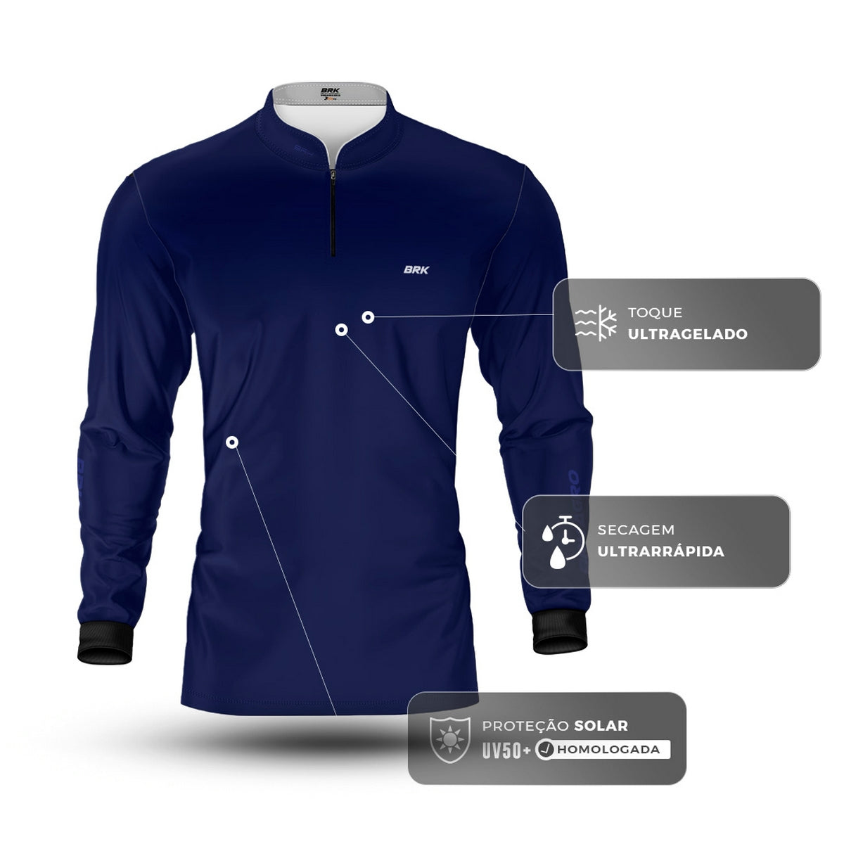 Camisa Agro Brk Xerife USA com Proteção UV50