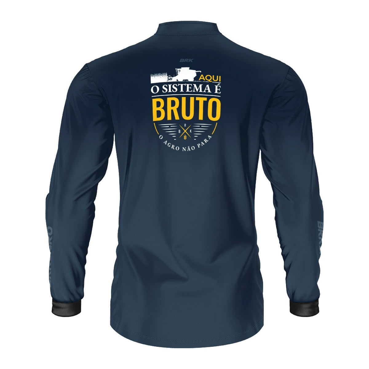 Camisa Agro Brk Aqui o Sistema é Bruto com Proteção UV50