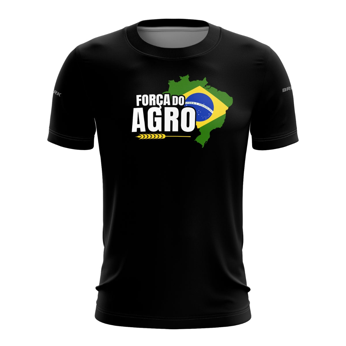 Camiseta Agro Brk Força do Agro Brasil Casual UV50+