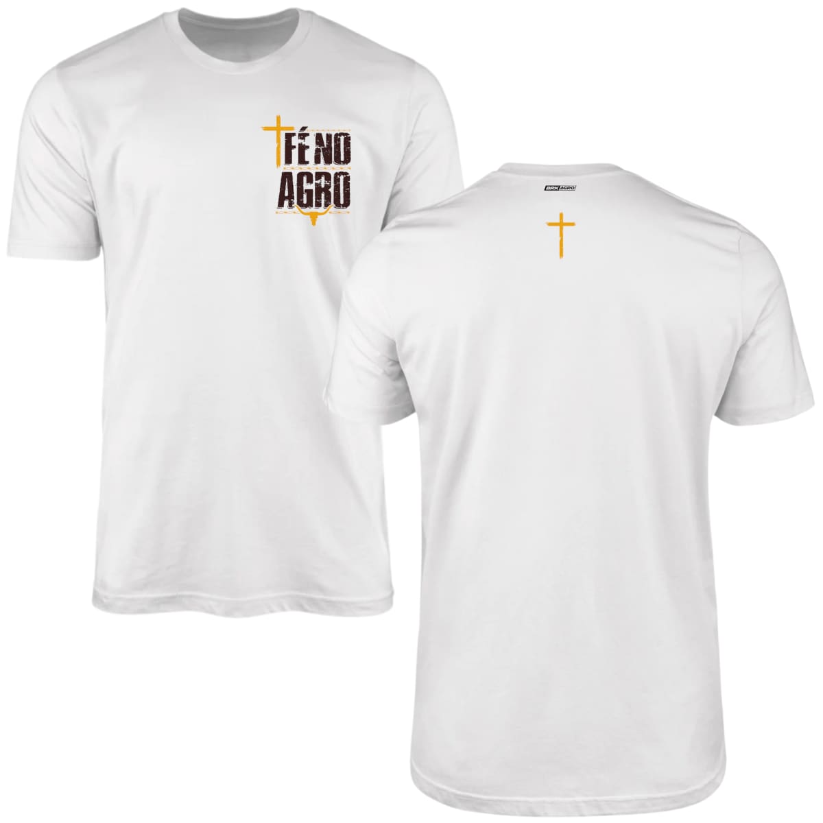 Camiseta Agro Brk Fé no Agro com Algodão Premium