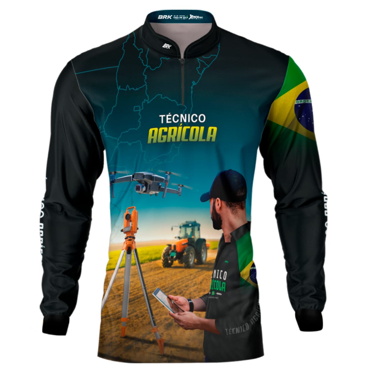 Camisa Agro Brk Técnico Agrícola com Proteção Solar UV50+