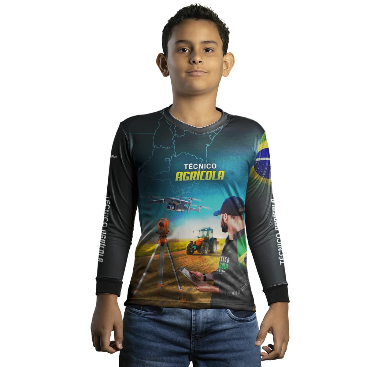 Camisa Agro Brk Técnico Agrícola com Proteção Solar UV50+