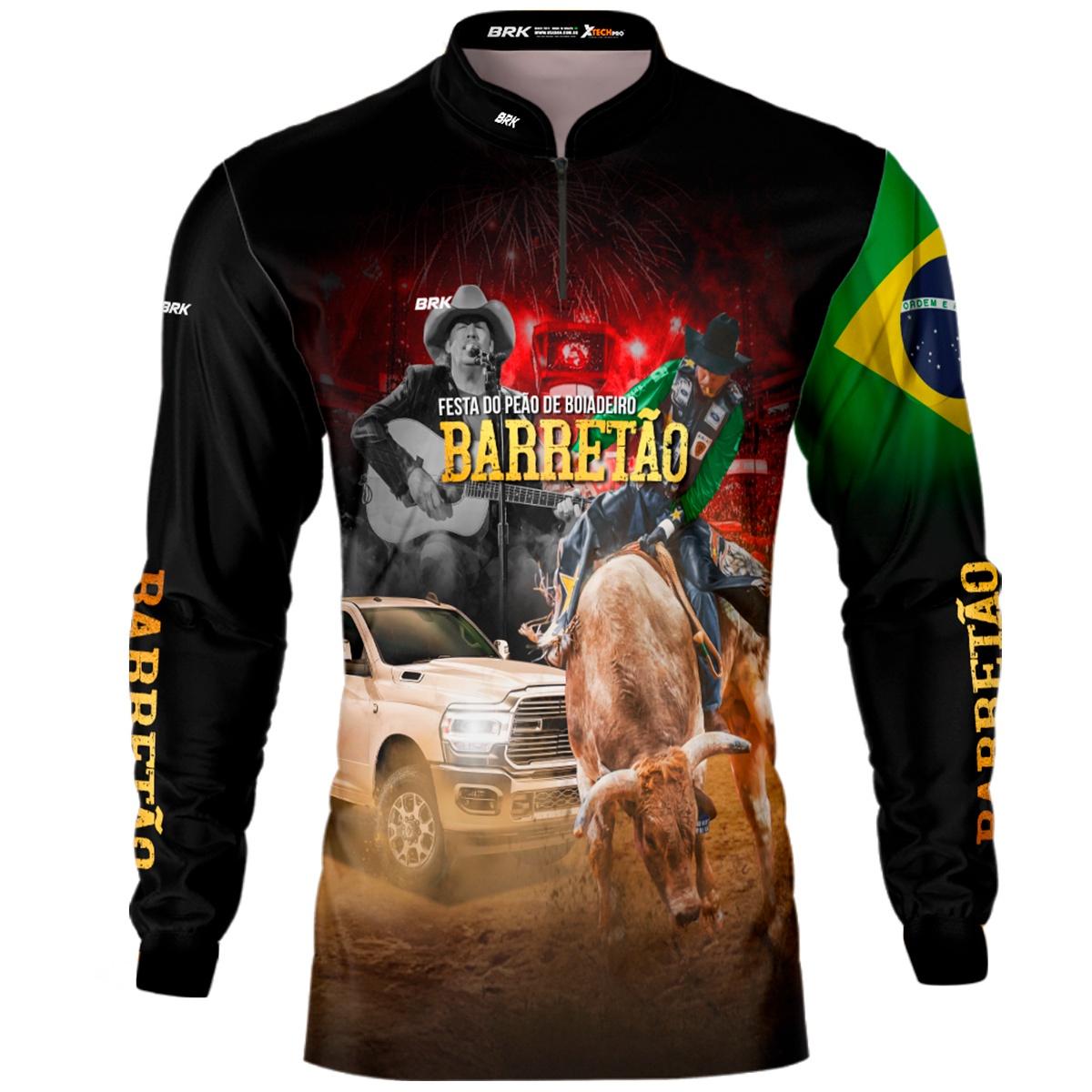 Camisa Agro Brk Barretos Com Proteção Solar UV50+
