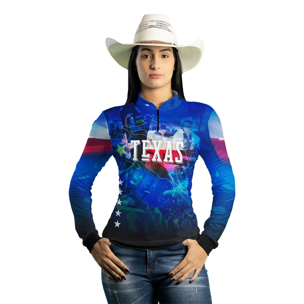 Camisa Agro Brk Country Texas Rodeio com Proteção Solar UV50+