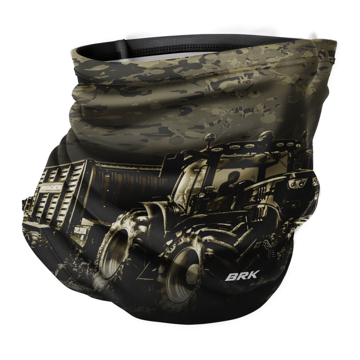 Bandana Tubeneck Agro Brk Verde Camuflado Trator Transporte com Proteção Solar UV50+
