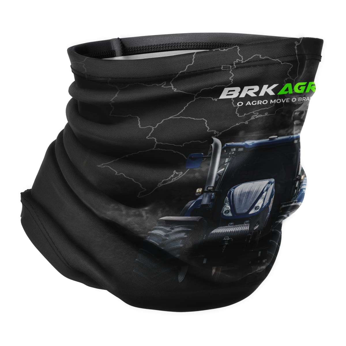 Bandana Tubeneck Agro Brk O Agro Move o Brasil com Proteção Solar UV50+