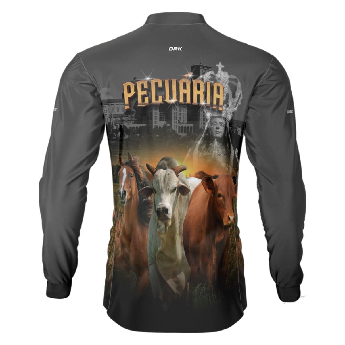 Camisa Brk Agro Pecuária com Proteção UV50+ Envio Imediato