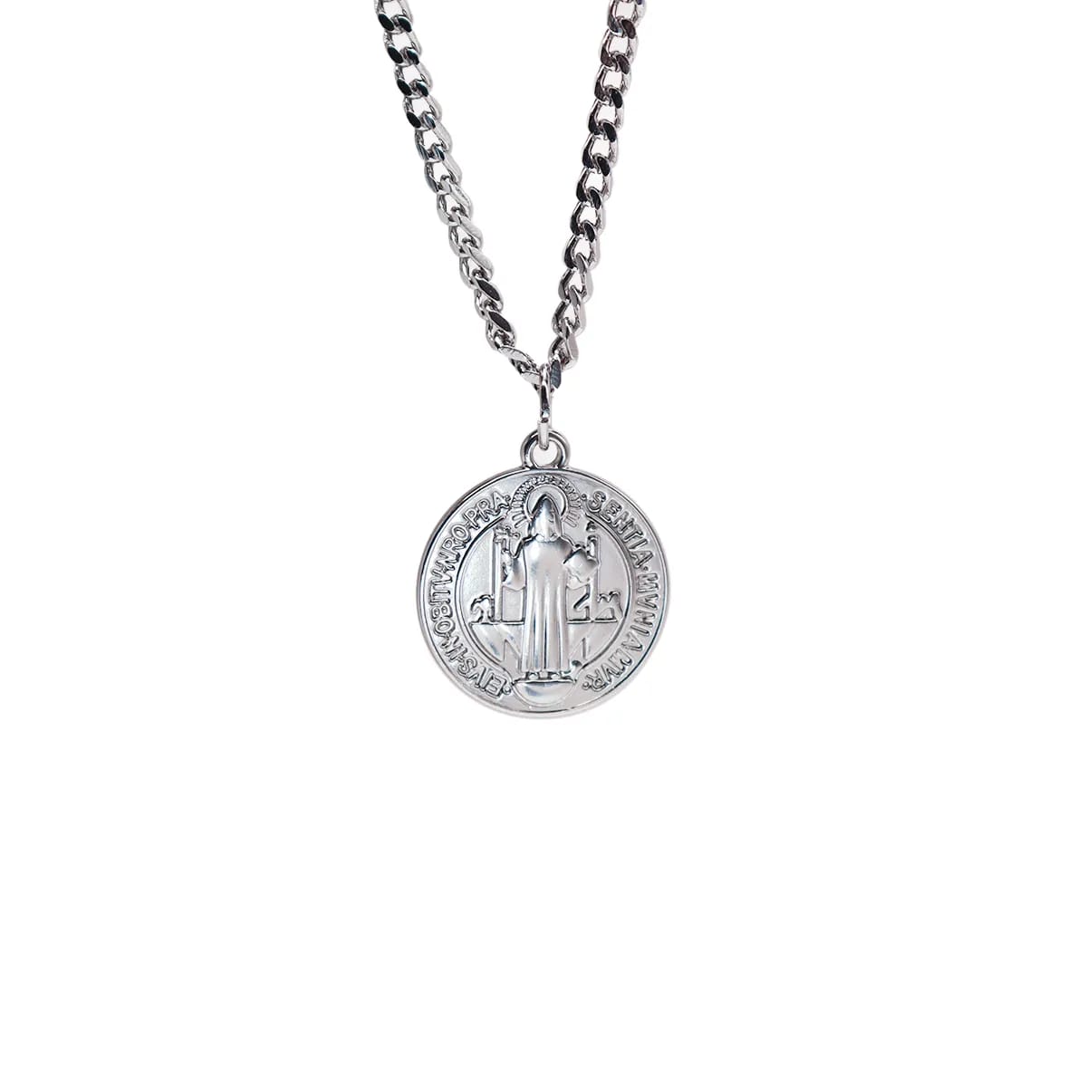 Corrente Pingente Brk Sao Bento Niquel