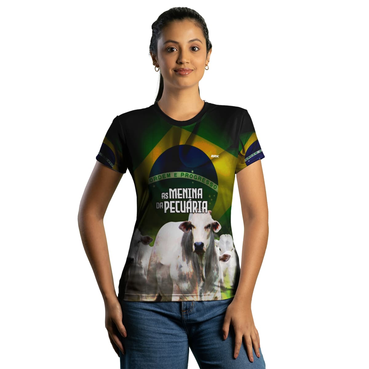 Camiseta Agro Brk As Meninas Da Pecuária com Proteção Solar UV50+