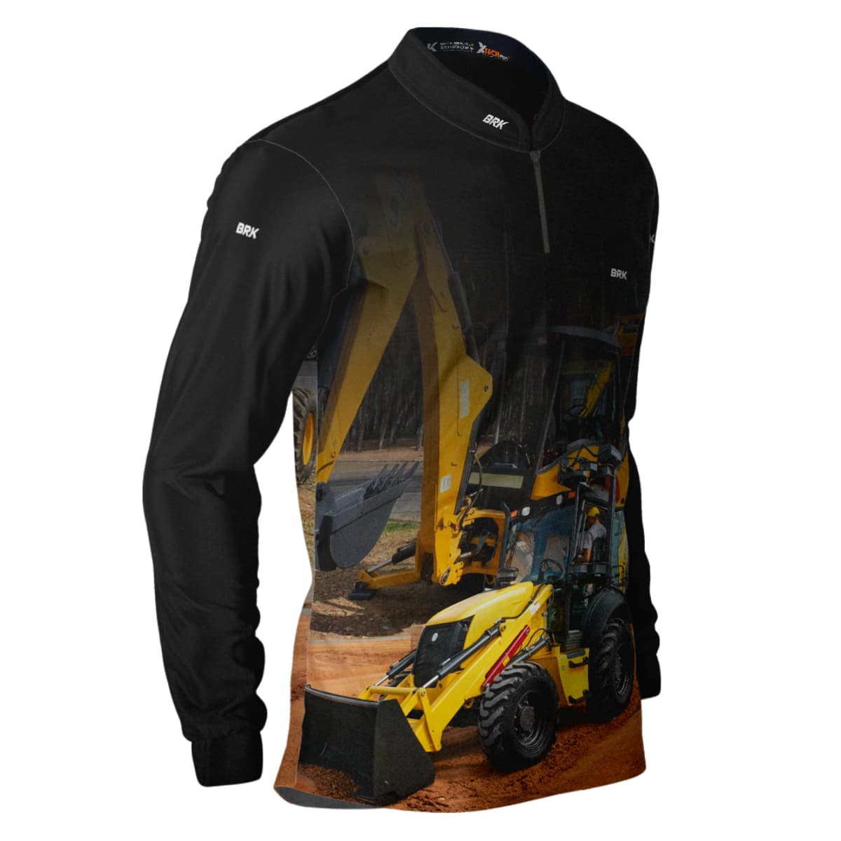 Camisa Agro Brk Retroescavadeira 02 NH com Proteção Solar UV50+