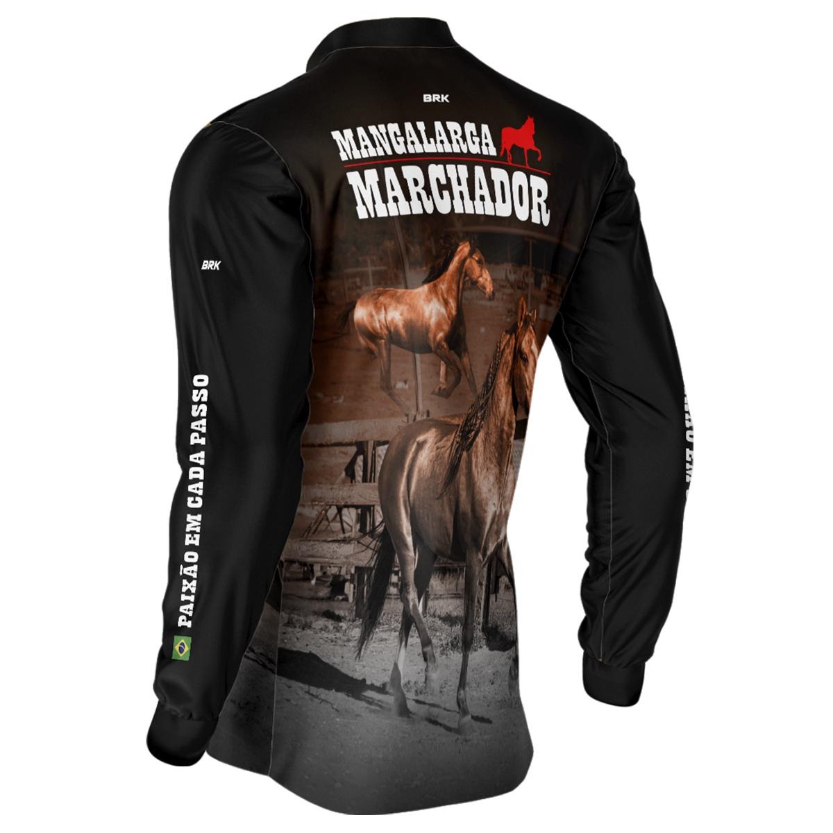 Camisa Agro Brk Mangalarga Machador com Proteção Solar UV50+