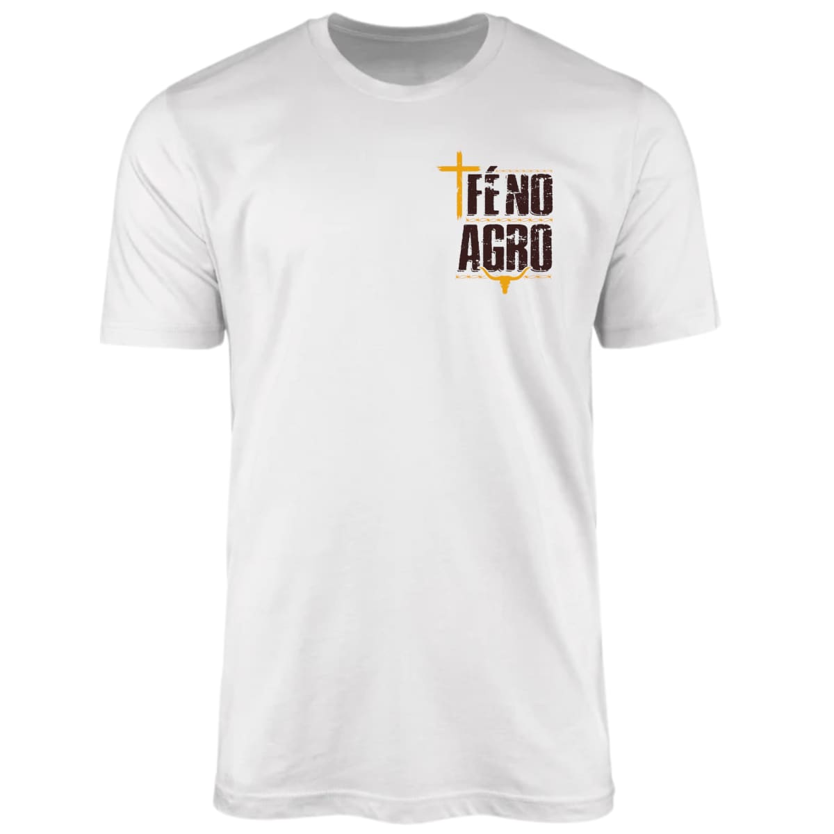 Camiseta Agro Brk Fé no Agro com Algodão Premium