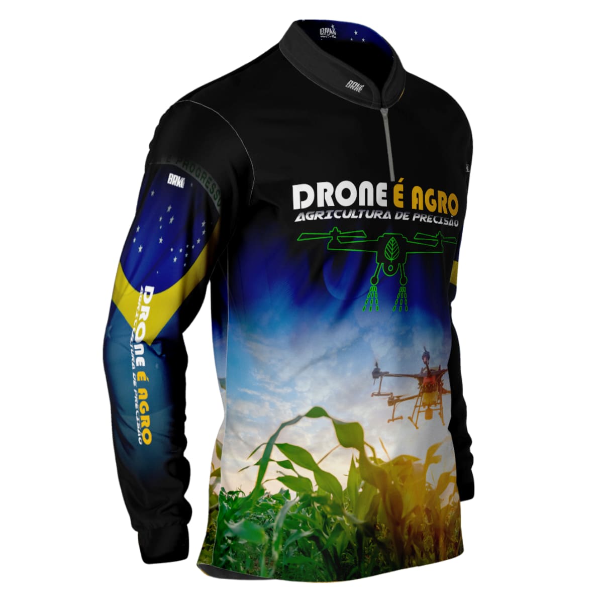 Camisa Agro Brk Drone é Agro com Proteção Solar UV50+