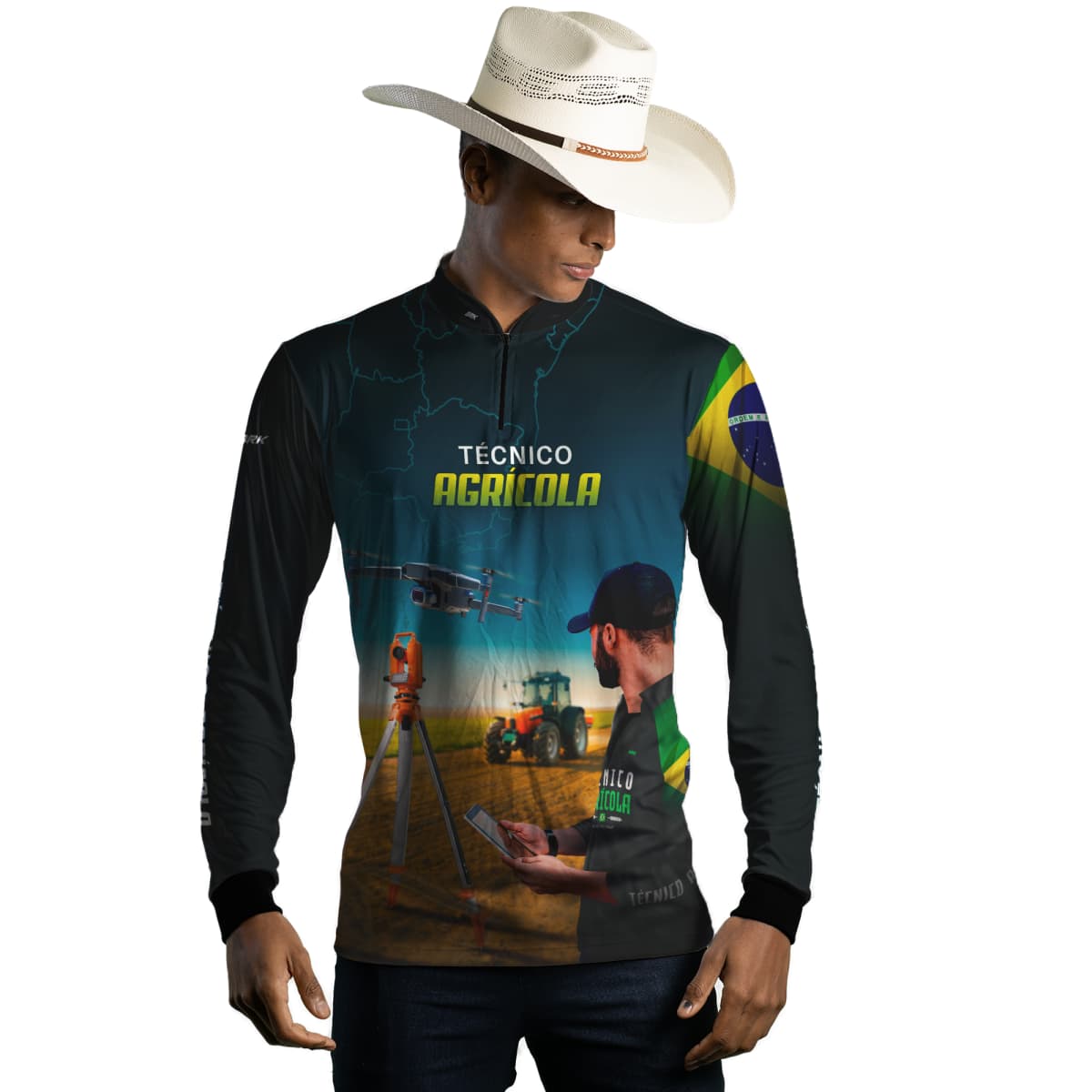 Camisa Agro Brk Técnico Agrícola com Proteção Solar UV50+