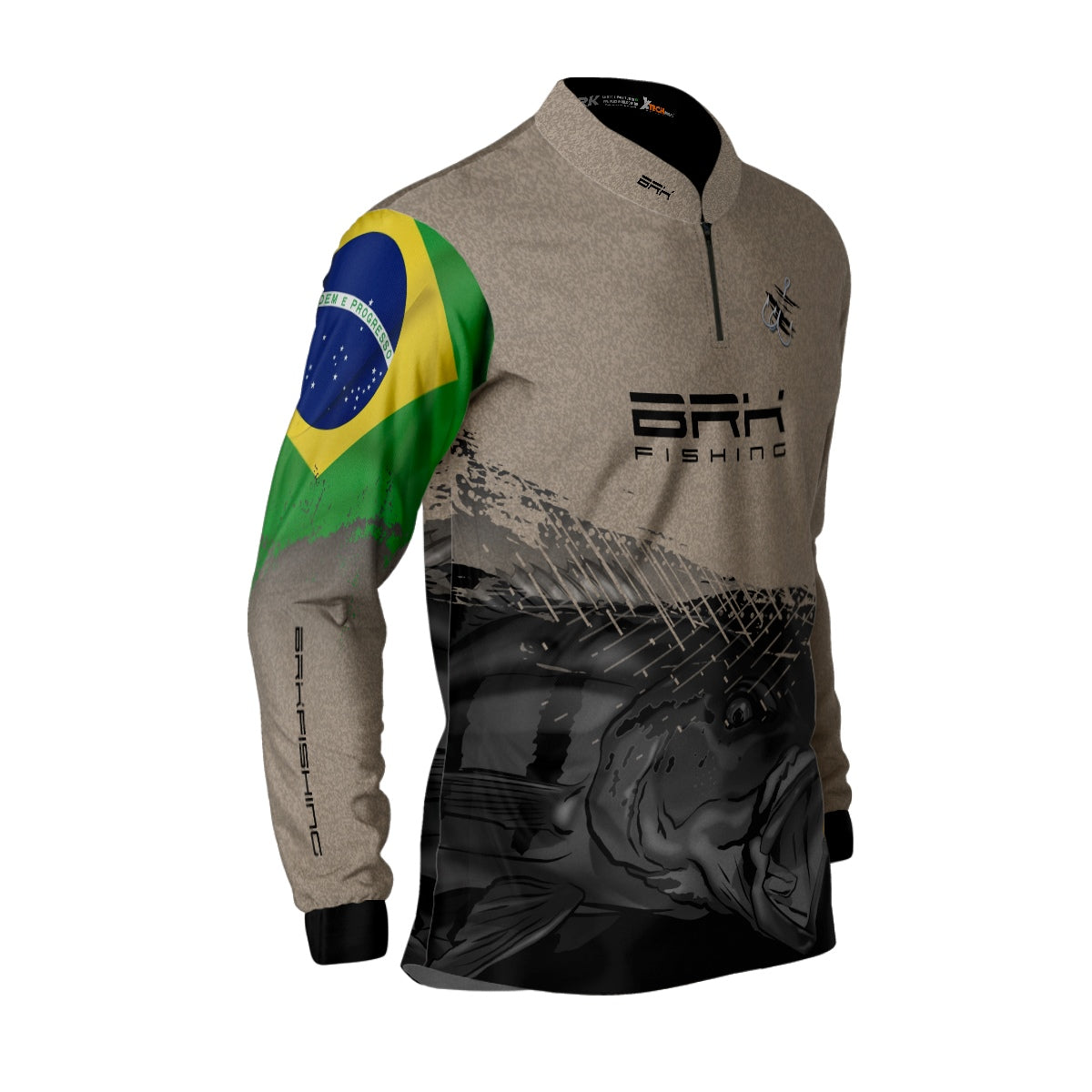 Camisa Brk Garateia Tucunaré Brasil com UV50+