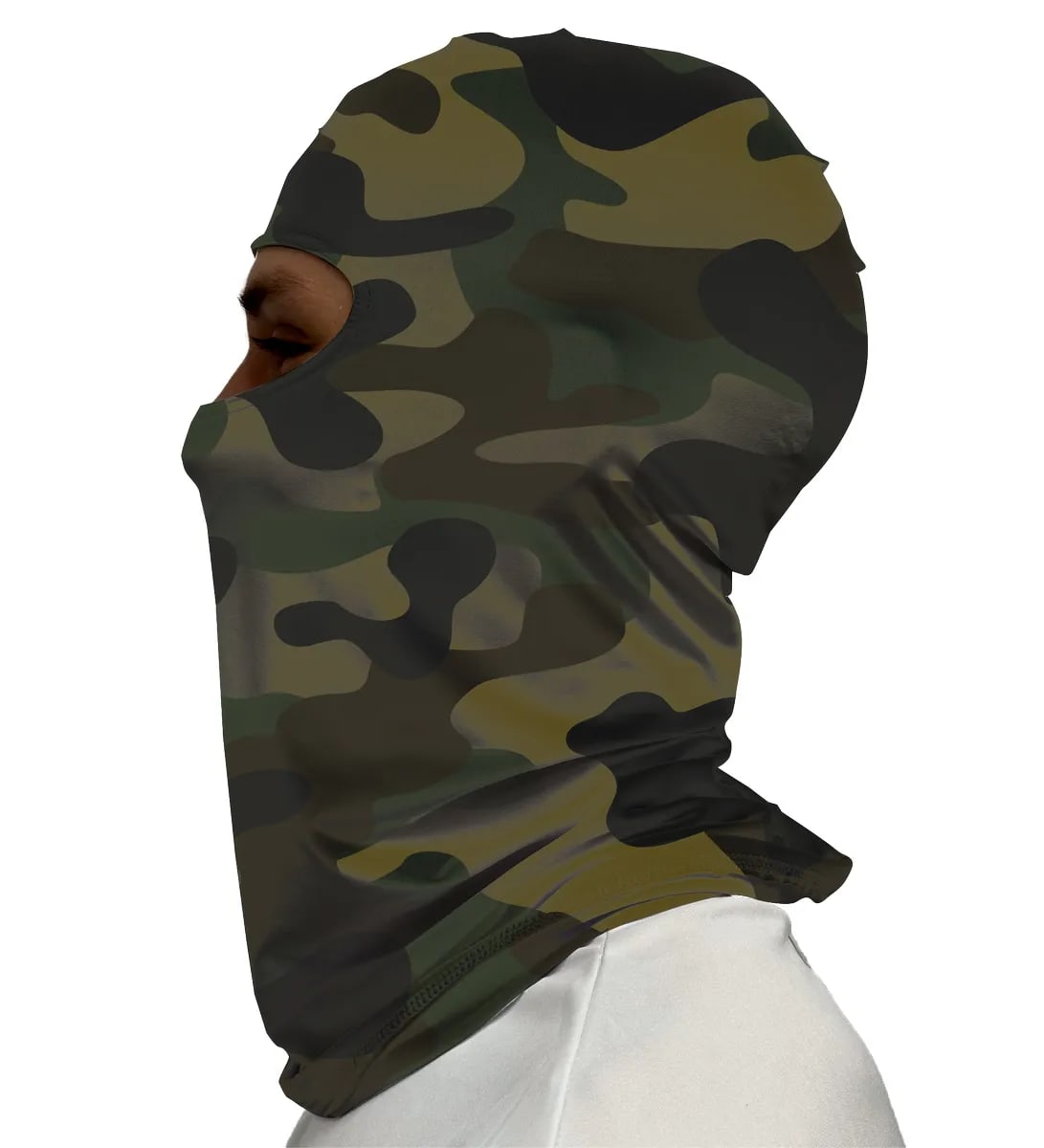 Balaclava Camuflada Floresta Brk com Proteção UV50+