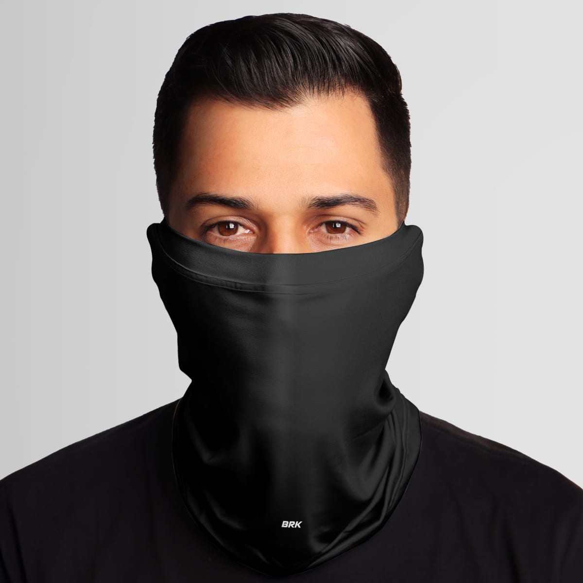 Bandana Tubeneck Agro Brk Preto Liso com Proteção Solar UV50+