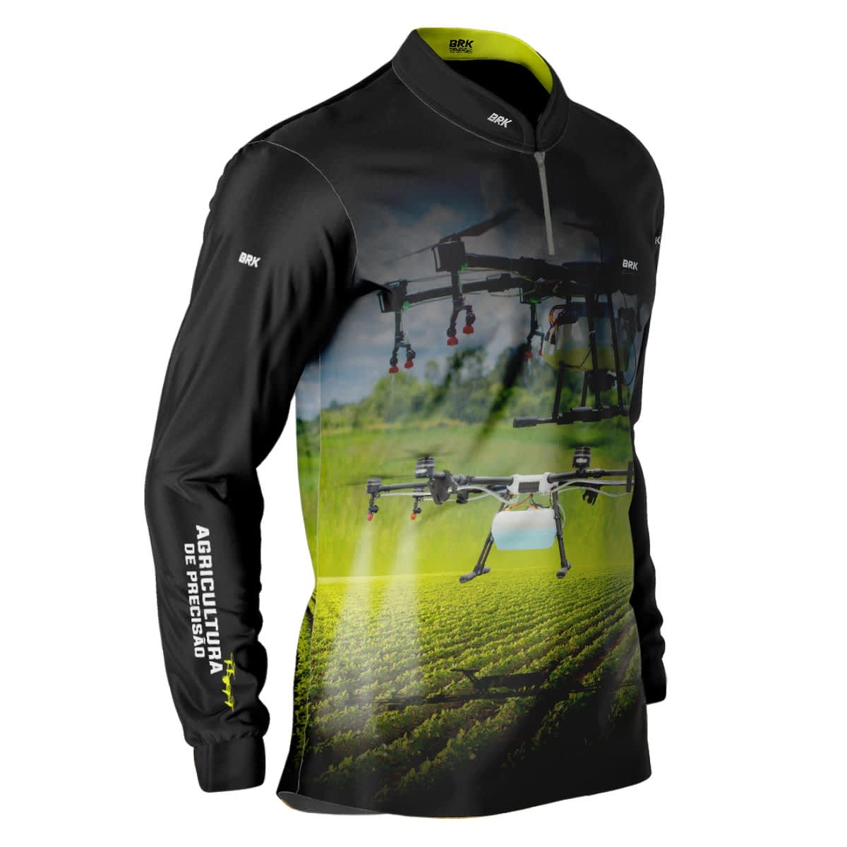 Camisa Agro Brk Drone é Agricultura de Precisão com Proteção Solar UV50+
