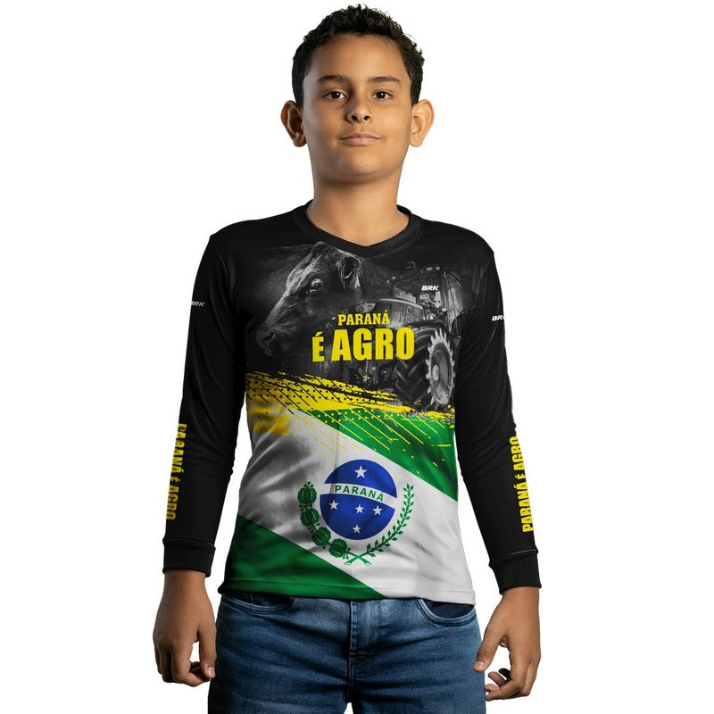 Camisa Agro Brk Paraná é Agro com Proteção Solar UV50+