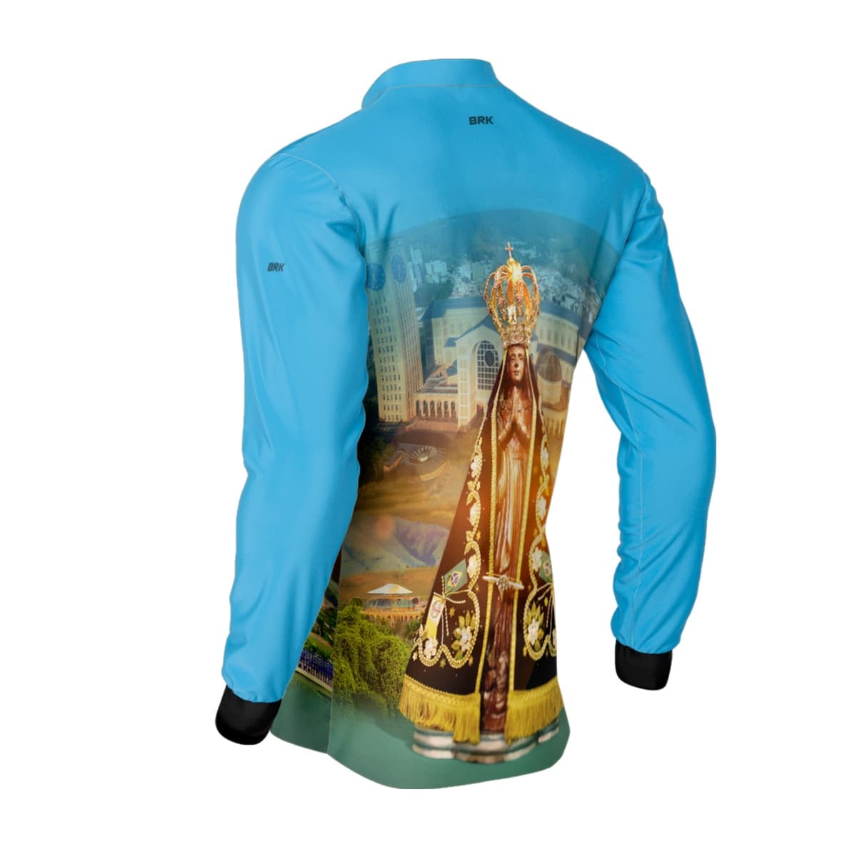 Camisa Agro Brk Azul Nossa Senhora com Proteção Solar UV50+