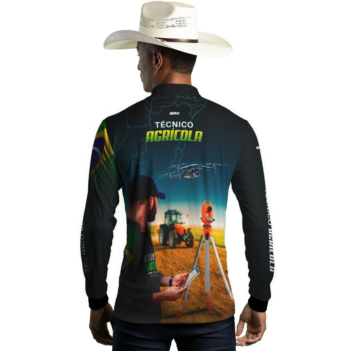 Camisa Agro Brk Técnico Agrícola com Proteção Solar UV50+