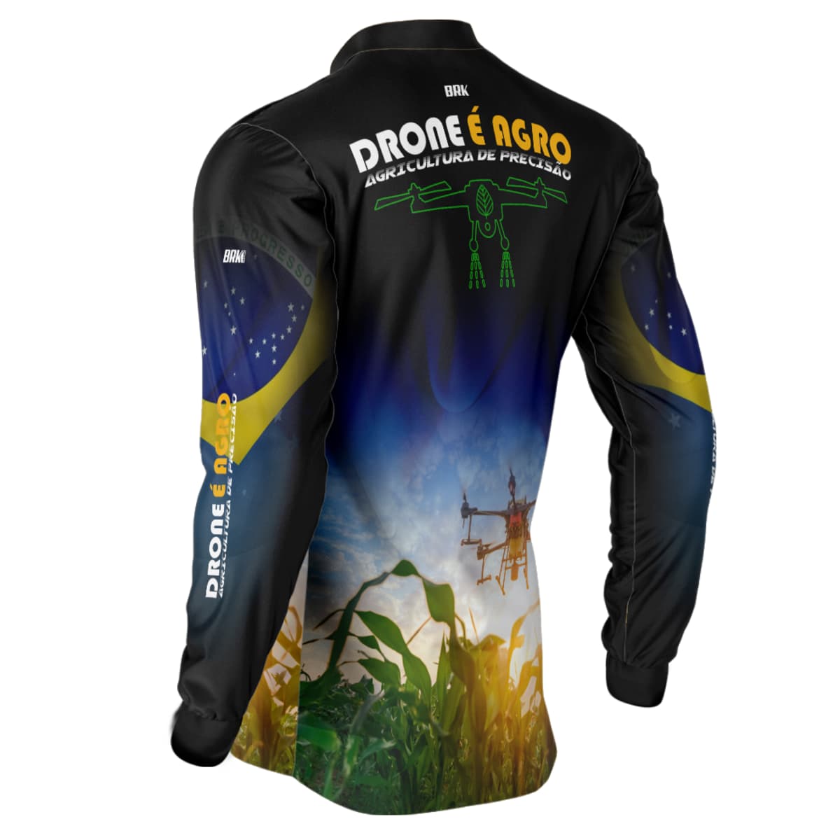 Camisa Agro Brk Drone é Agro com Proteção Solar UV50+