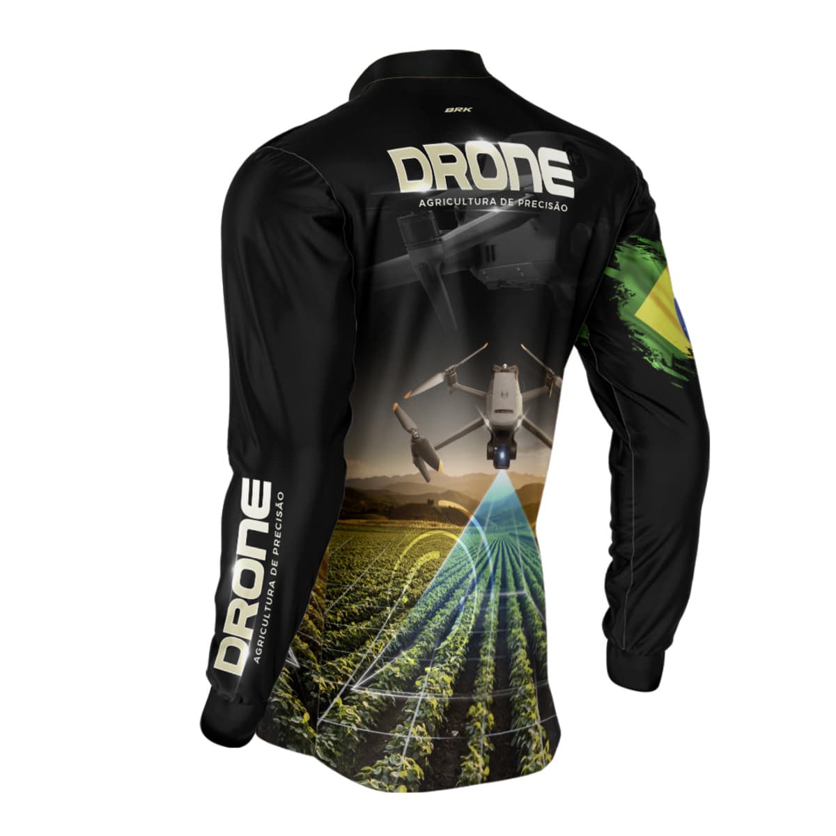Camisa Agro Brk Drone de Monitoramento com Proteção Solar UV50+