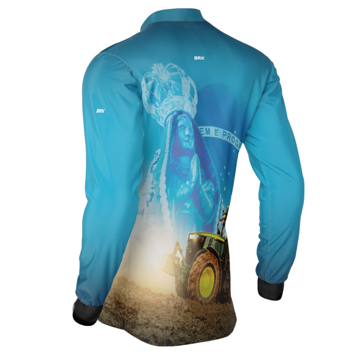 Camisa Agro Brk Padroeira Nossa Senhora com Proteção Solar UV50+