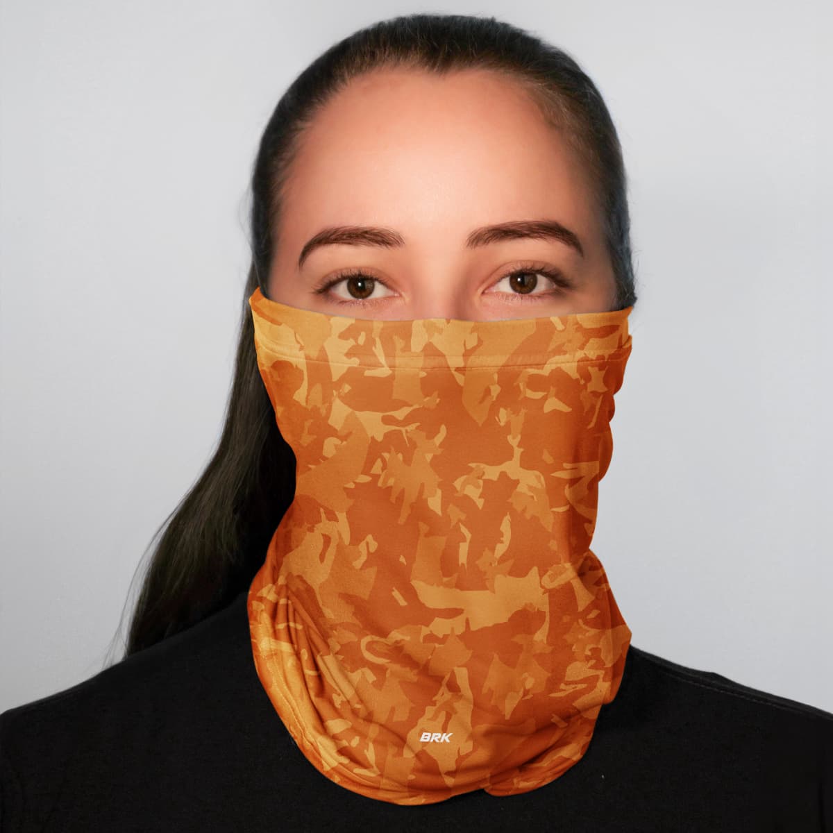 Bandana Tubeneck Agro Brk Laranja Camuflado com Proteção Solar UV50+