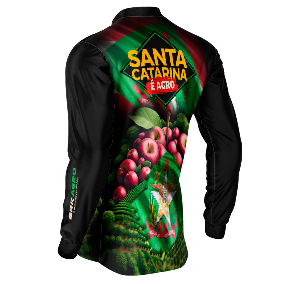 Camisa Agro Brk Santa Catarina Maçãs com Proteção Solar UV50+