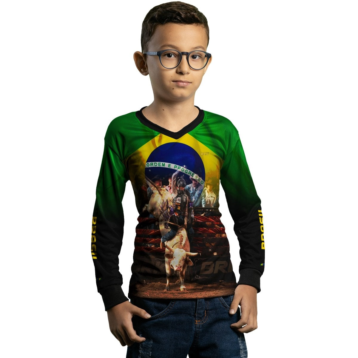 Camisa Agro Brk Rodeio Brasil com Proteção Solar UV50+