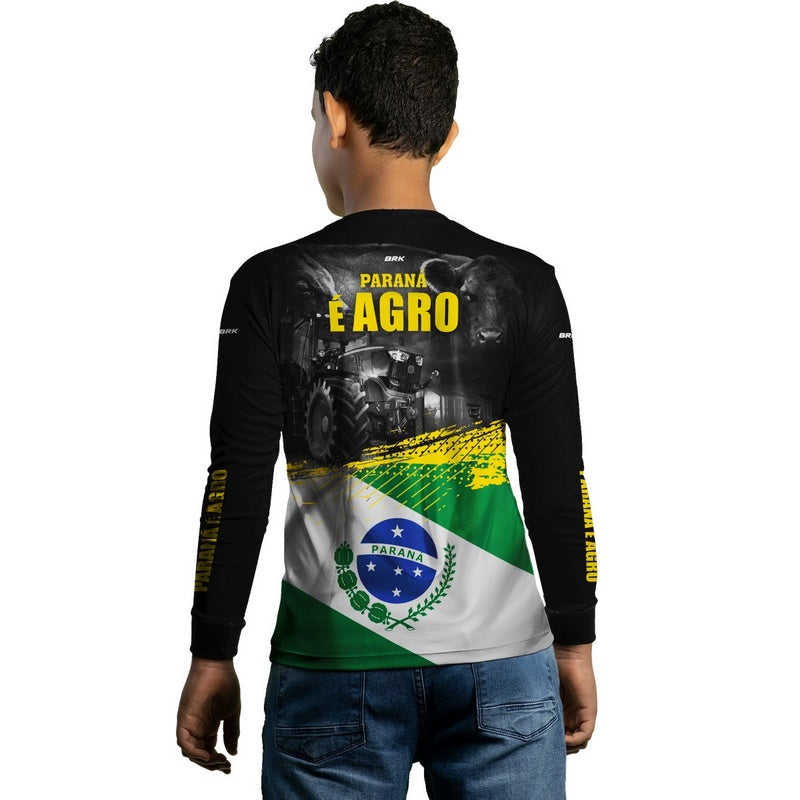Camisa Agro Brk Paraná é Agro com Proteção Solar UV50+