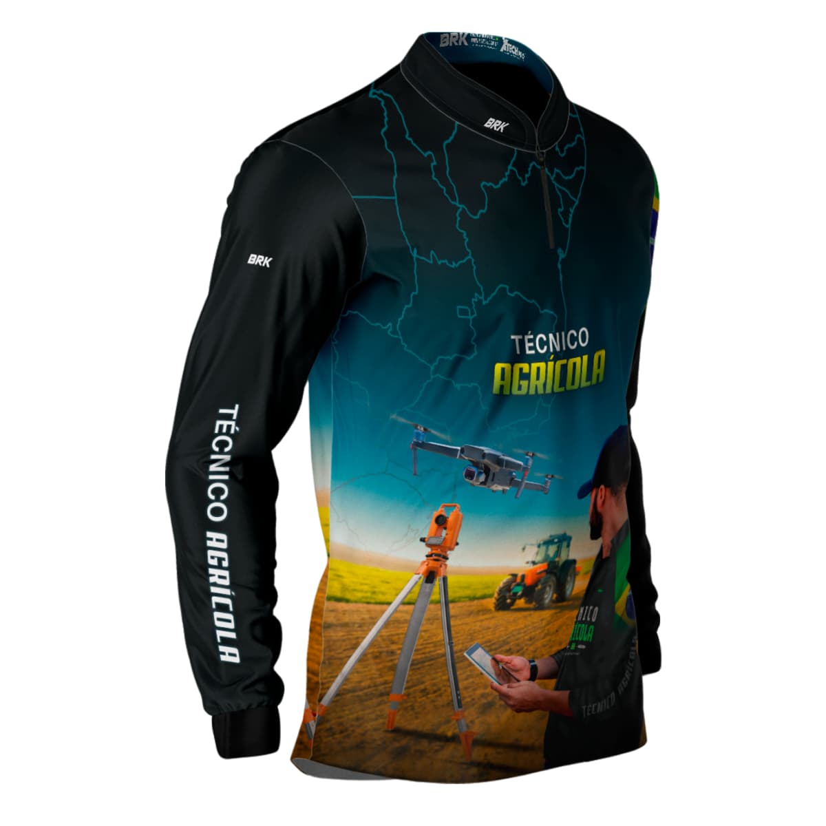Camisa Agro Brk Técnico Agrícola com Proteção Solar UV50+