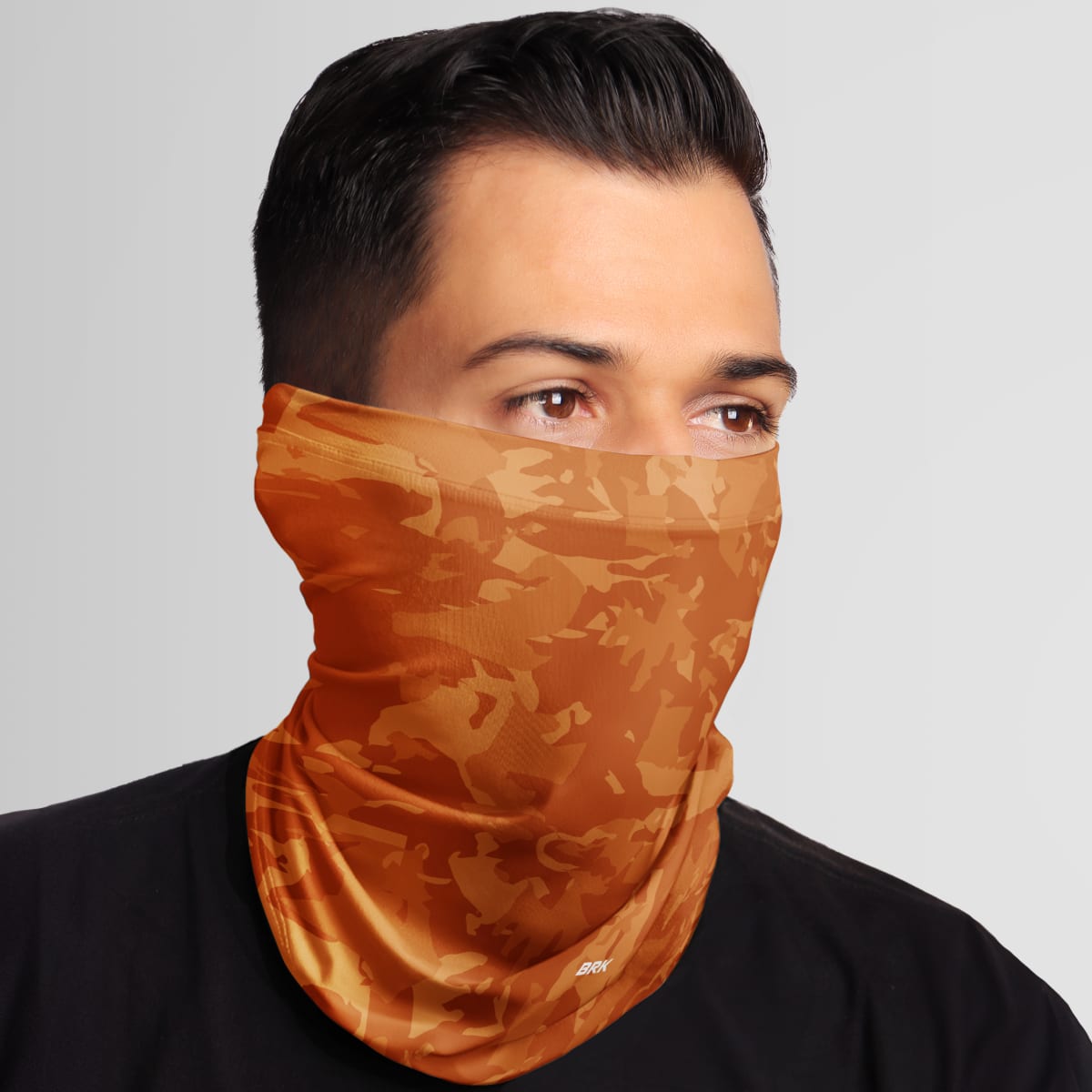 Bandana Tubeneck Agro Brk Laranja Camuflado com Proteção Solar UV50+