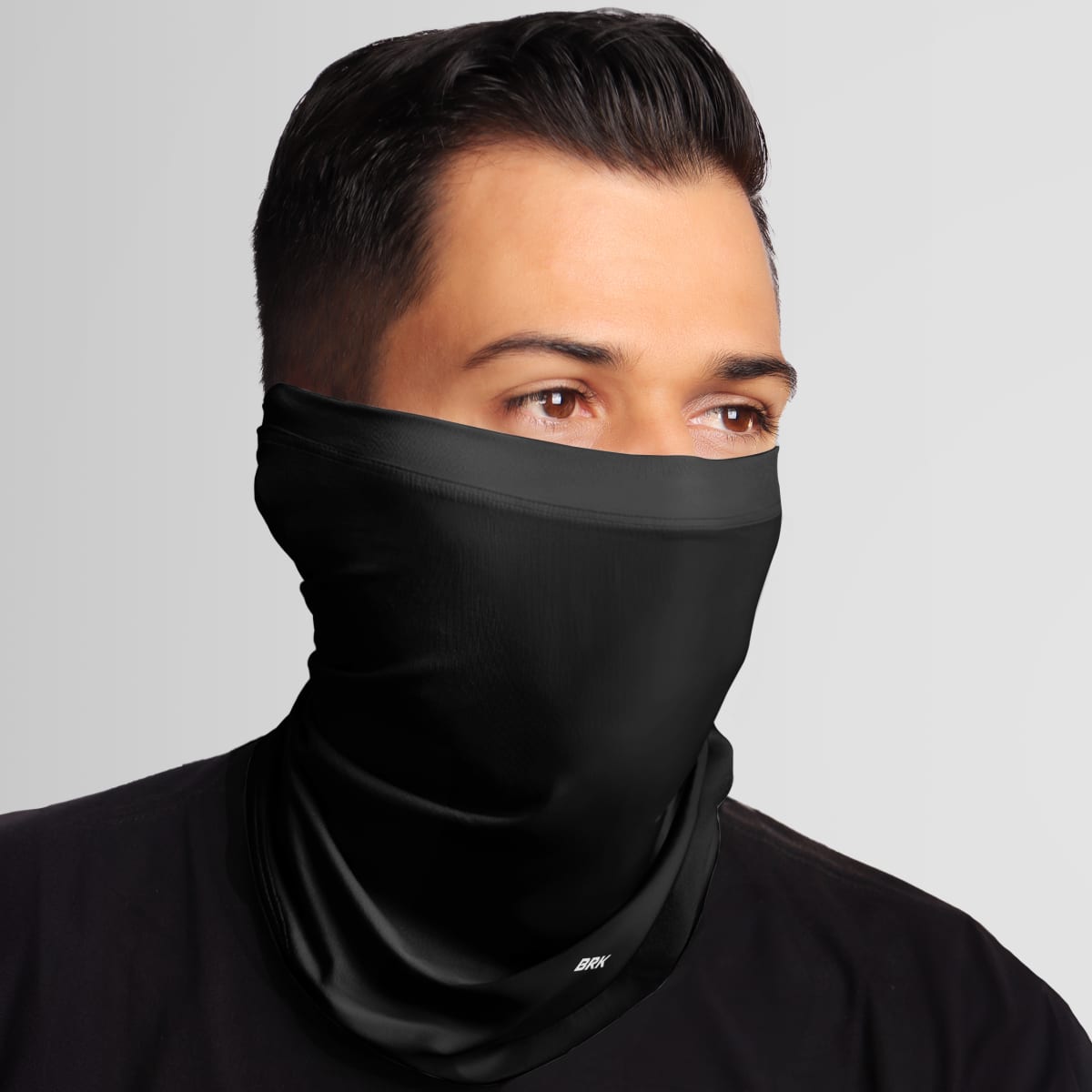 Bandana Tubeneck Agro Brk Preto Liso com Proteção Solar UV50+