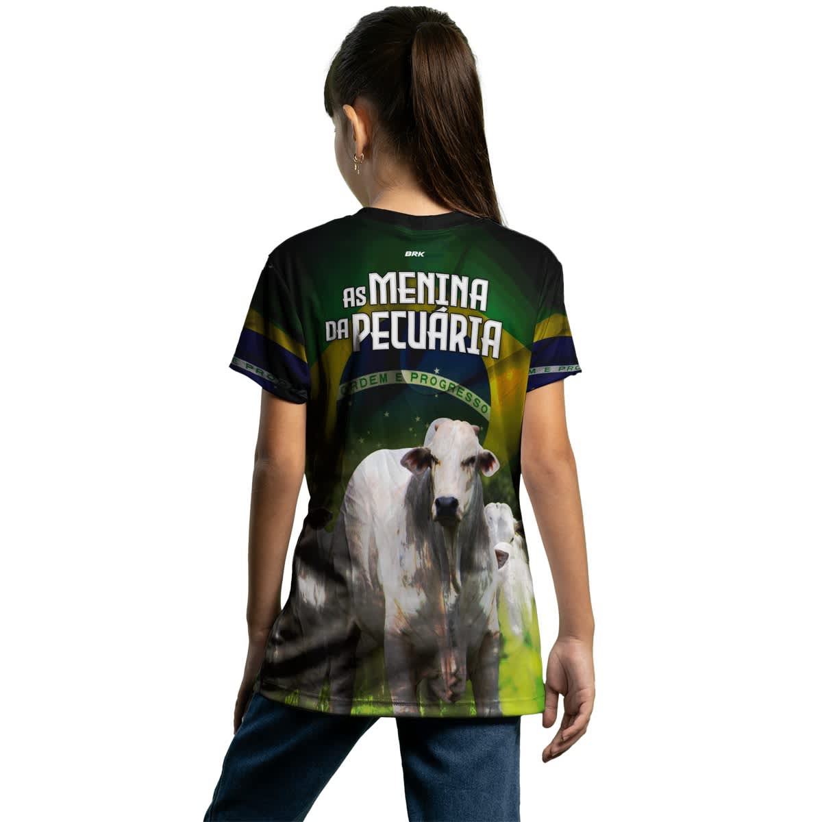 Camiseta Agro Brk As Meninas Da Pecuária com Proteção Solar UV50+