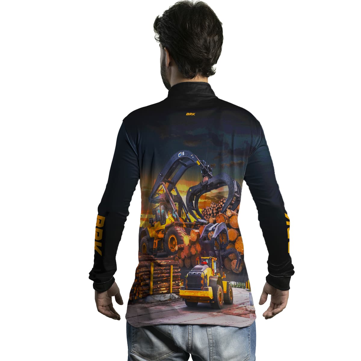 Camisa Agro Brk Trator Florestal com Proteção Solar UV50+