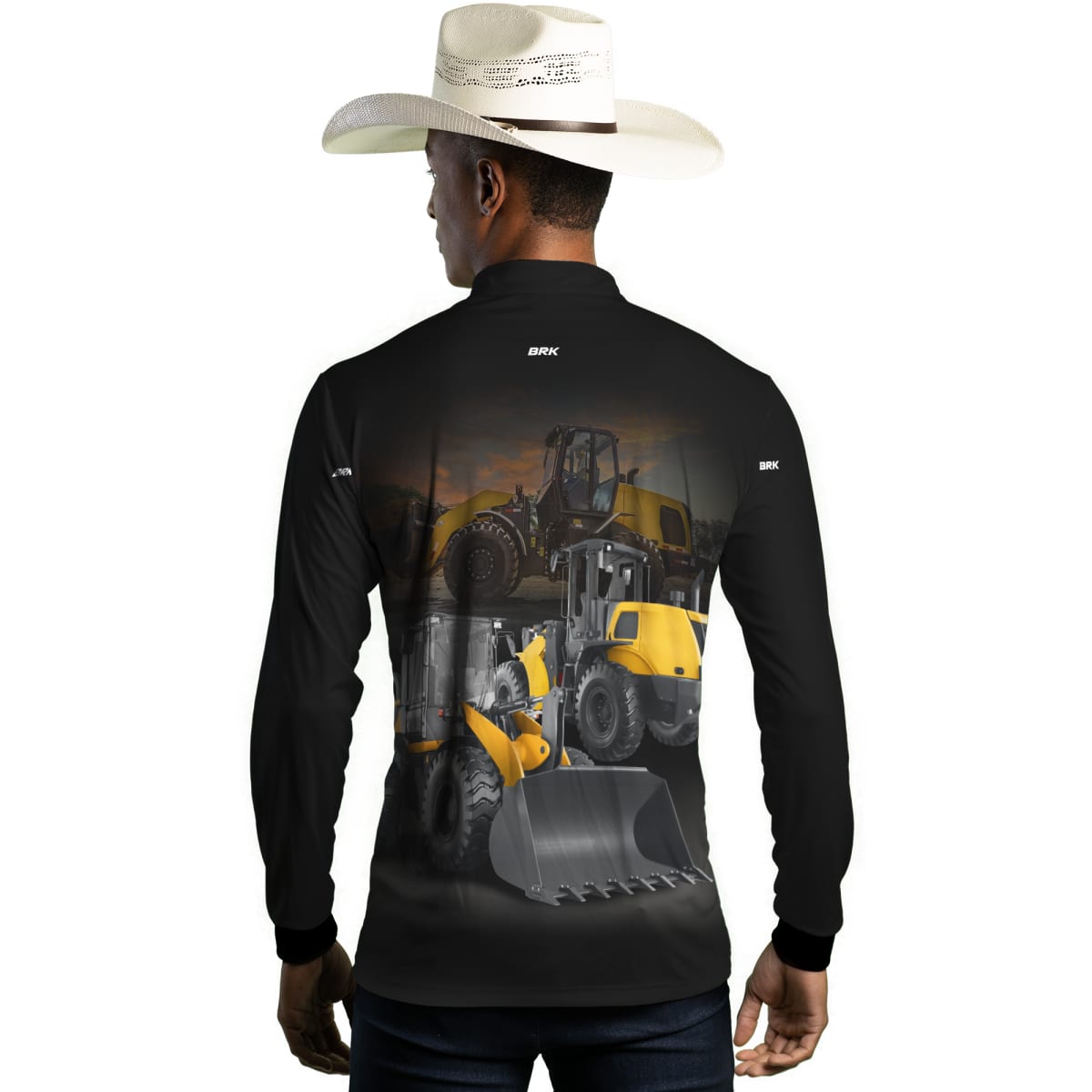 Camisa Agro Brk Pá Carregadeira NH com Proteção Solar UV50+