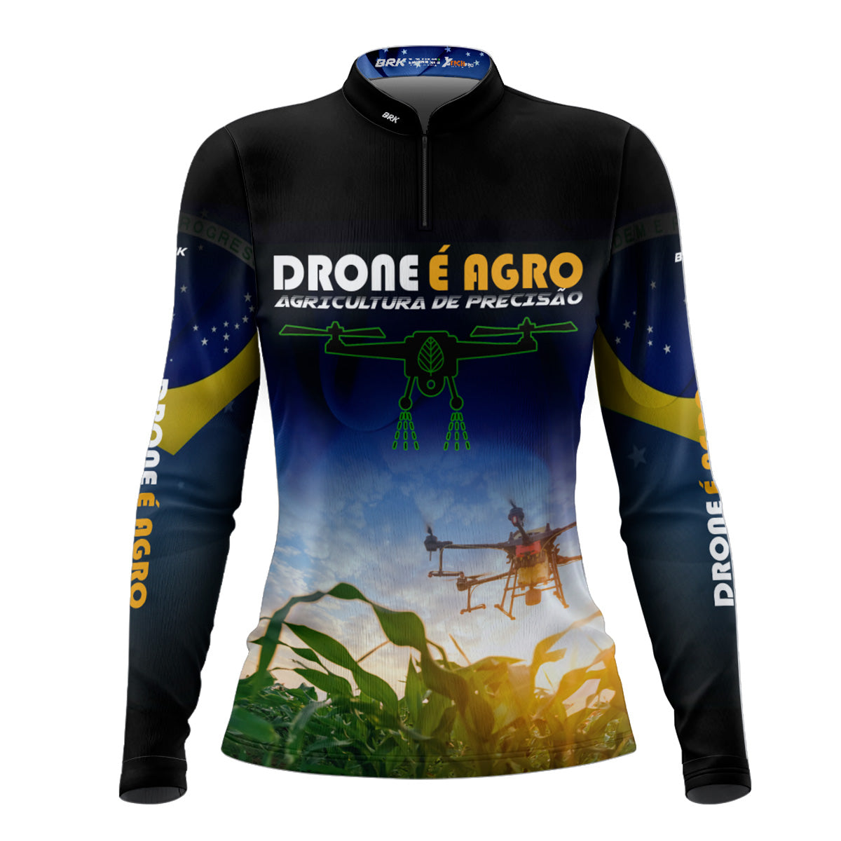 Camisa Agro Brk Drone é Agro com Proteção Solar UV50+