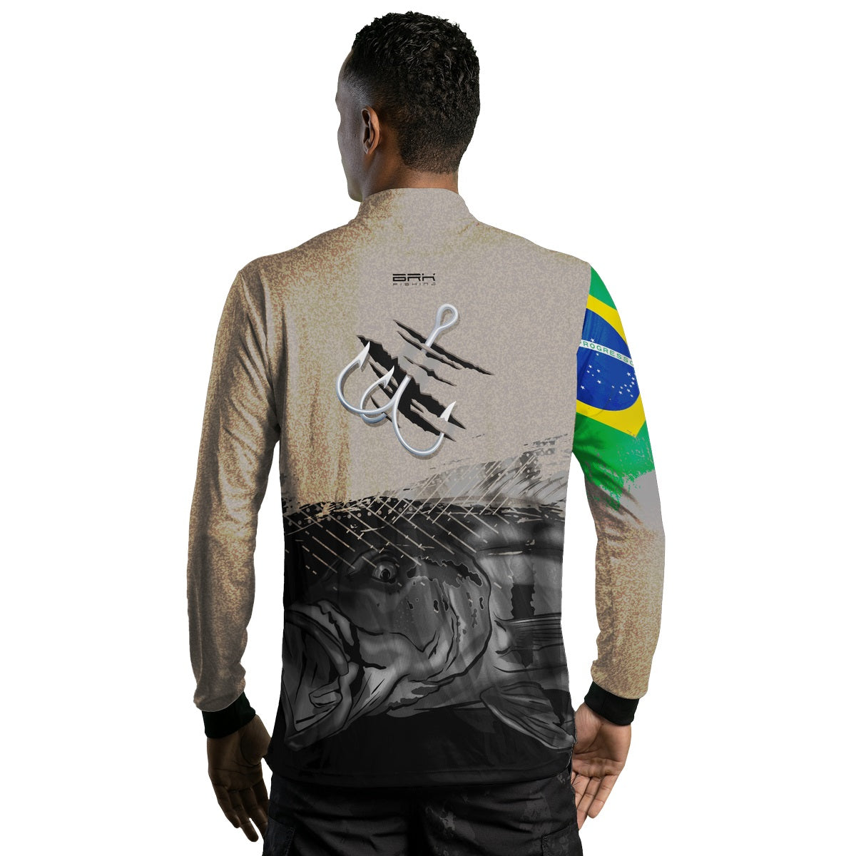 Camisa Brk Garateia Tucunaré Brasil com UV50+