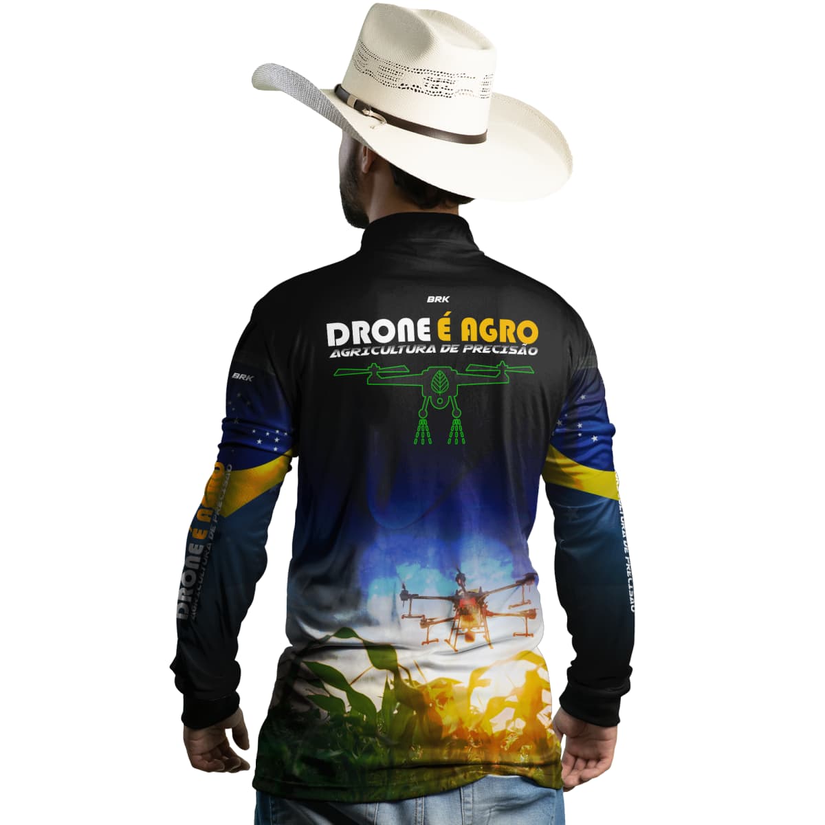 Camisa Agro Brk Drone é Agro com Proteção Solar UV50+