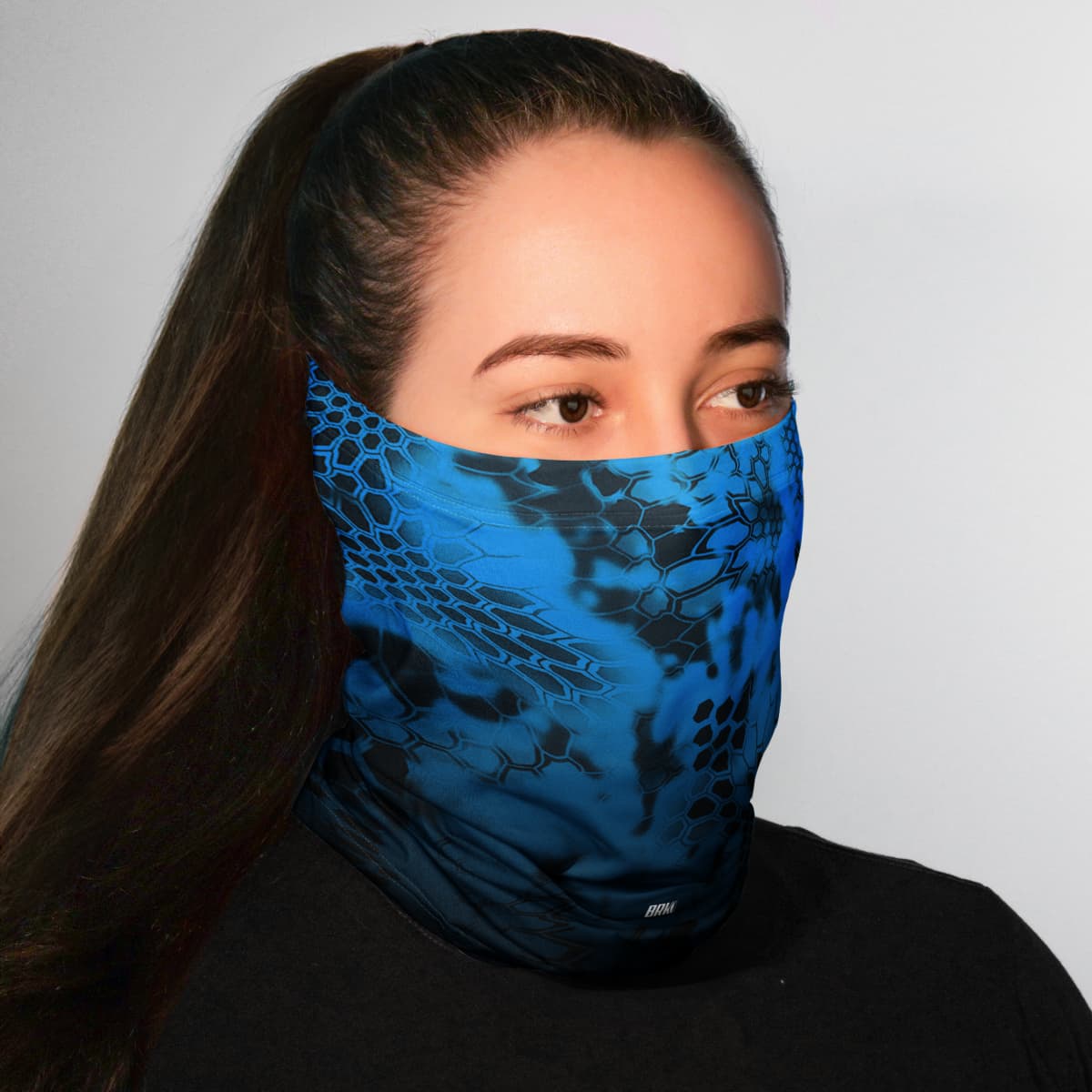Bandana Tubeneck Agro Brk Multifuncional Azul com Proteção Solar UV50+