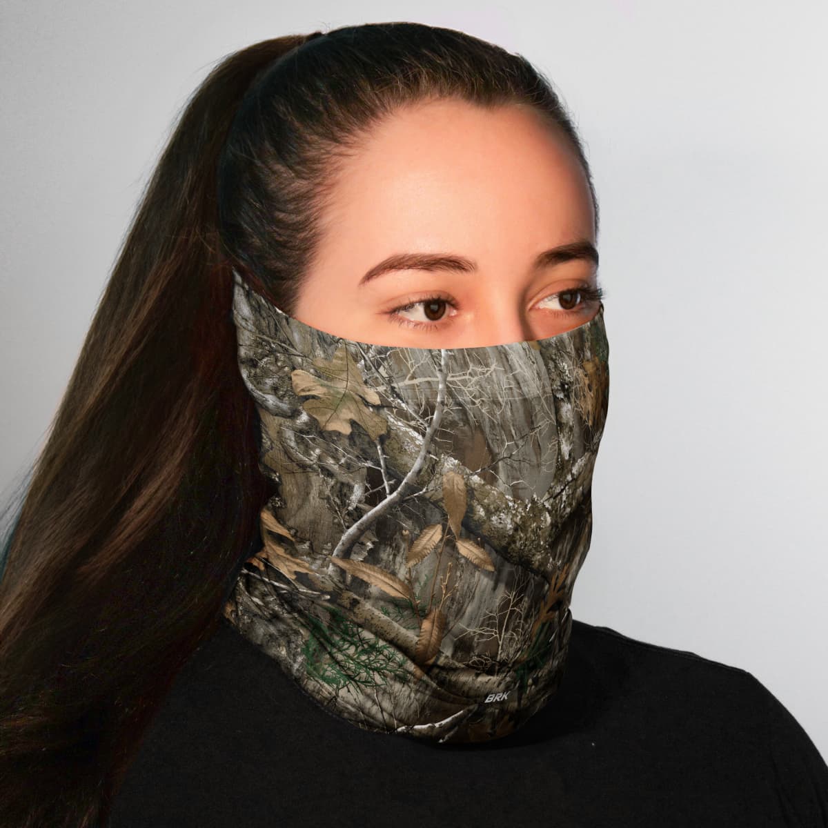 Bandana Tubeneck Agro Brk Camuflada Folhas e Galhos Tipo 2 com Proteção UV50+