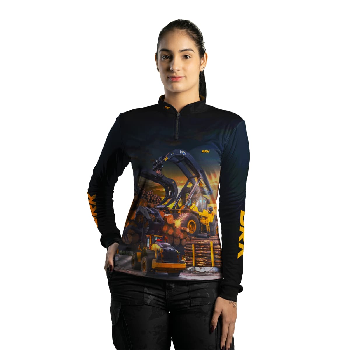 Camisa Agro Brk Trator Florestal com Proteção Solar UV50+