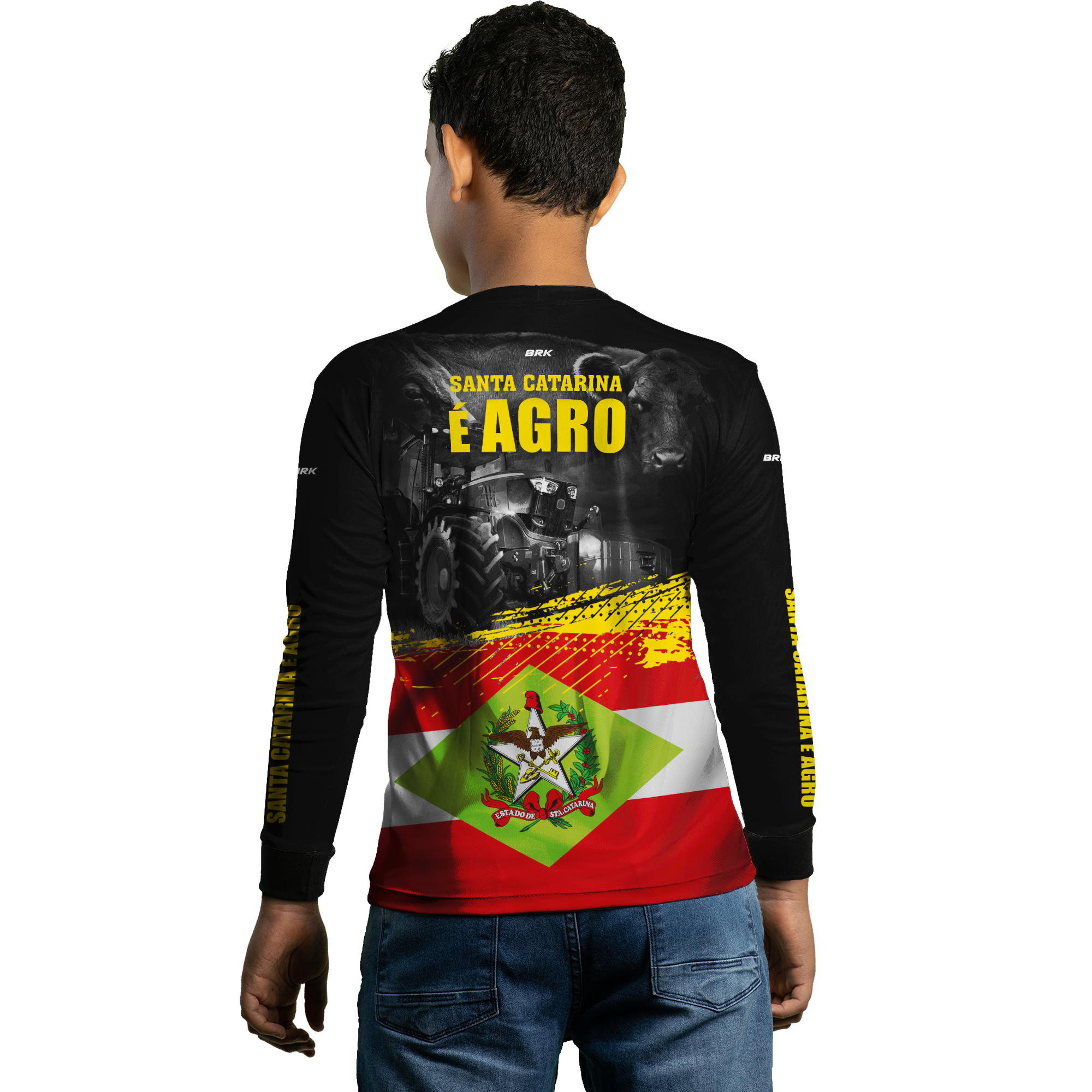 Camisa Agro Brk Santa Catarina é Agro com Proteção Solar UV50+