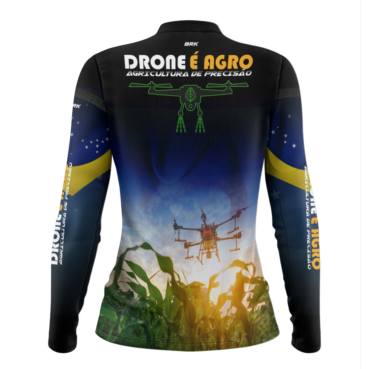 Camisa Agro Brk Drone é Agro com Proteção Solar UV50+