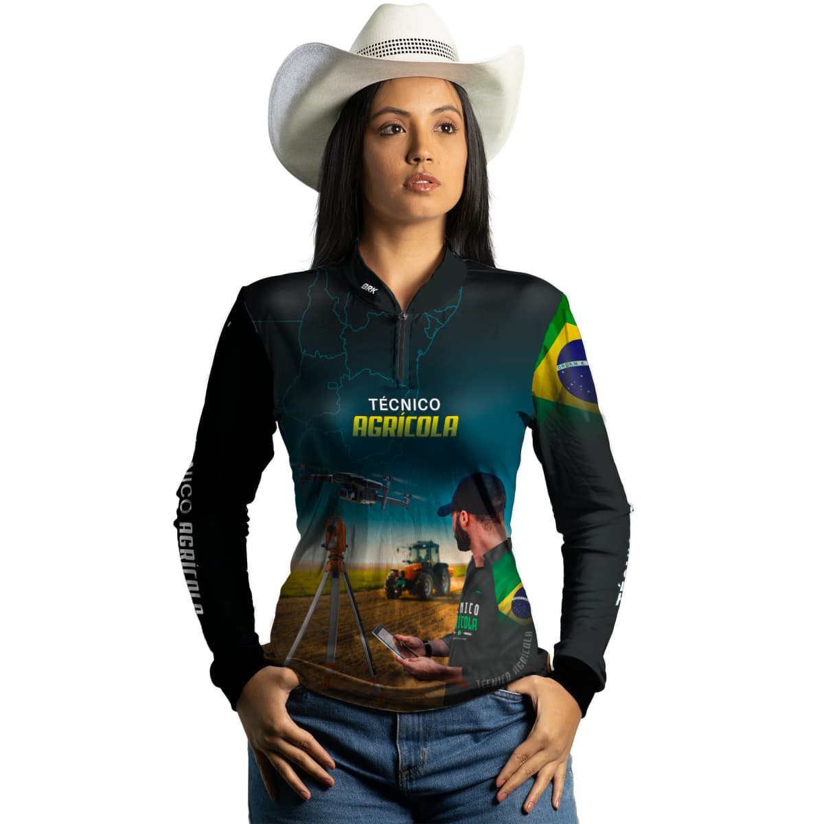 Camisa Agro Brk Técnico Agrícola com Proteção Solar UV50+