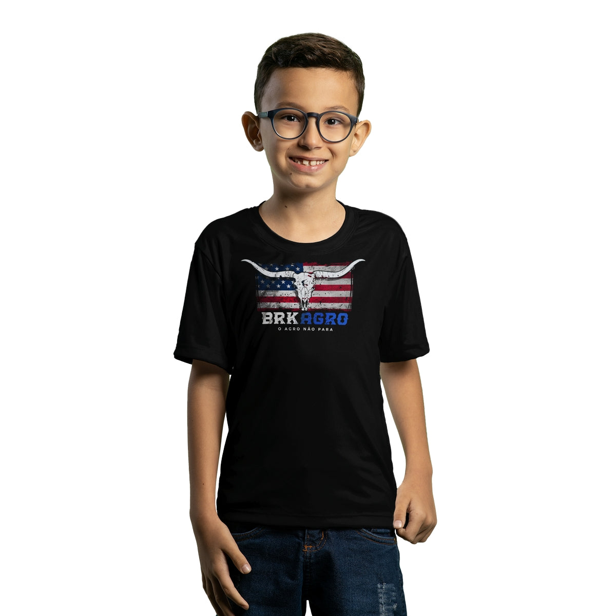 Camiseta Agro Brk O Agro não Para Texas com Proteção Solar UV50+