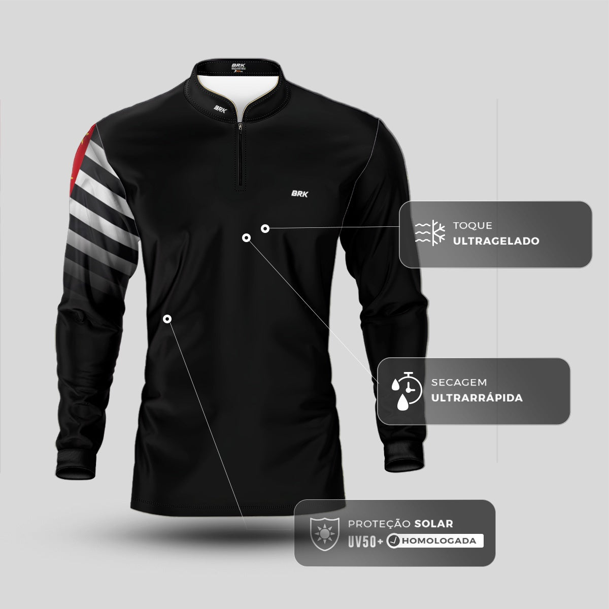 Camisa Brk São Paulo com Proteção U50