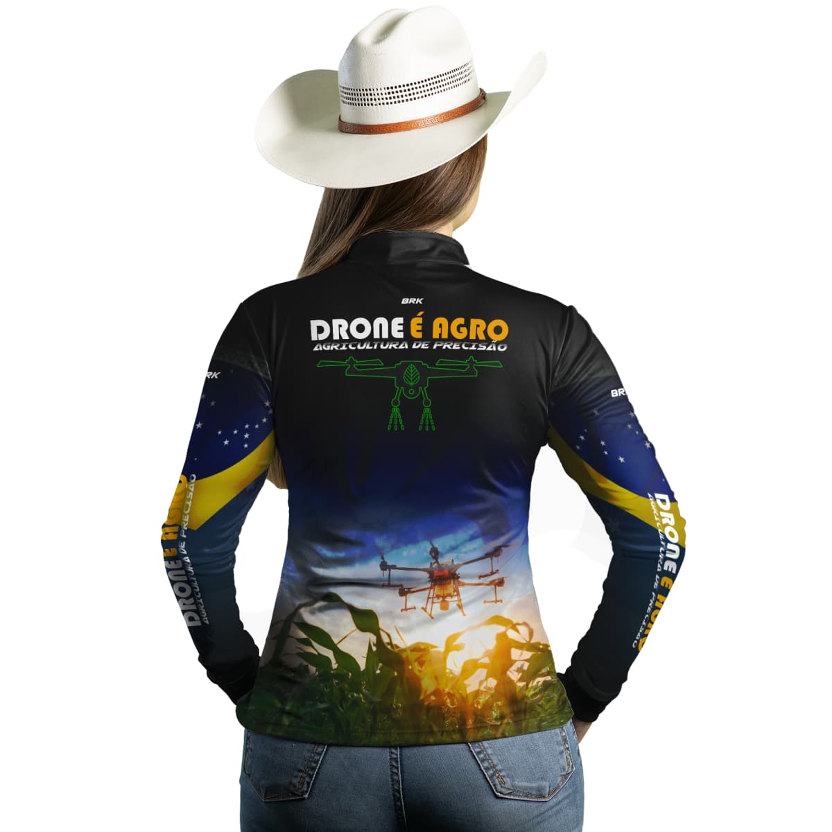 Camisa Agro Brk Drone é Agro com Proteção Solar UV50+